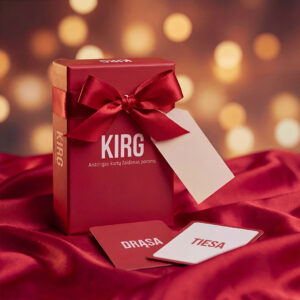 KIRG – aistringas kortų žaidimas poroms (Tiesa ar Drąsa)